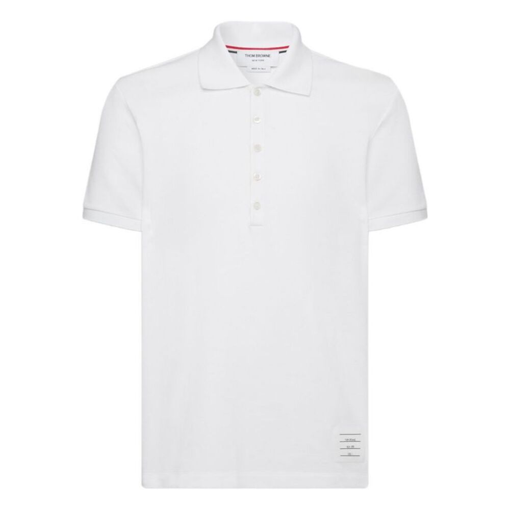 Thom Browne Men Cotton Polo Shirt
